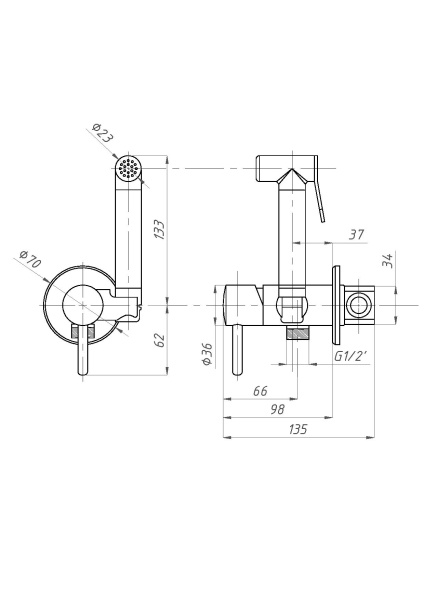 Гигиенический набор ALMAes Benito AL-859-08